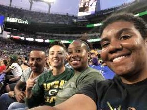 Brittney attended Baltimore Ravens vs. Green Bay Packers - NFL on Aug 15th 2019 via VetTix 