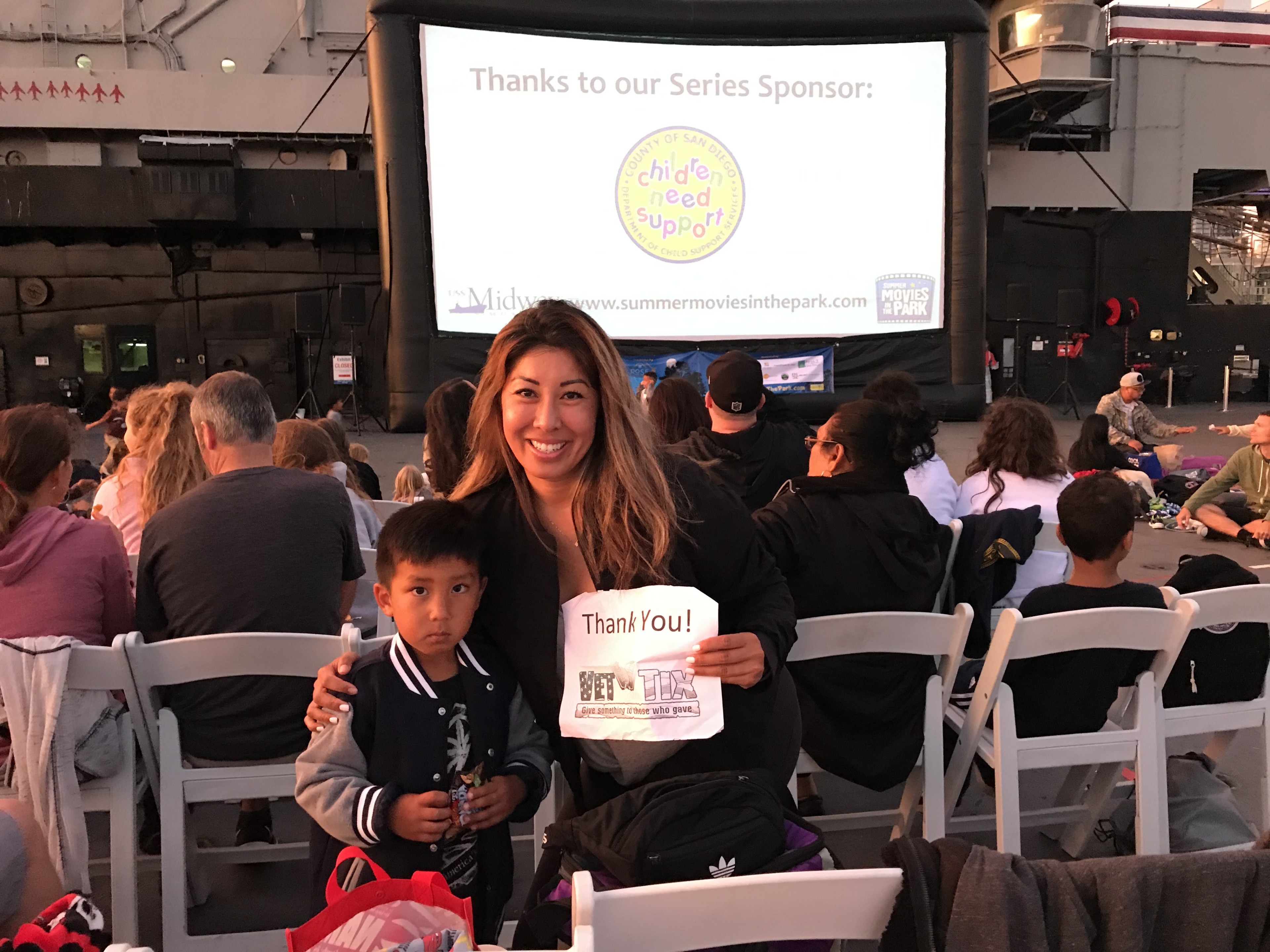 Uss Midway: the Little Mermaid Movie and Sleepover
