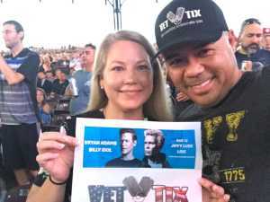 Jeremiah attended Bryan Adams & Billy Idol - Pop on Aug 12th 2019 via VetTix 