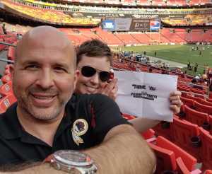 Jason attended Washington Redskins vs. Cincinnati Bengals - NFL on Aug 15th 2019 via VetTix 