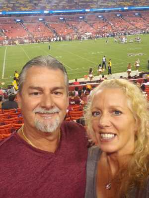 Phyllis Stalensky attended Washington Redskins vs. Cincinnati Bengals - NFL on Aug 15th 2019 via VetTix 