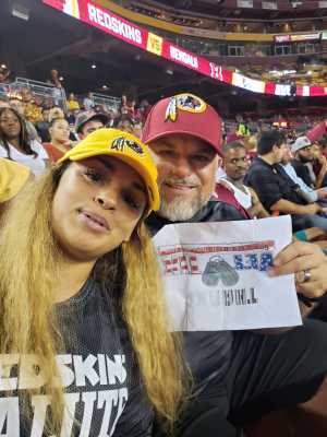 JAMES attended Washington Redskins vs. Cincinnati Bengals - NFL on Aug 15th 2019 via VetTix 