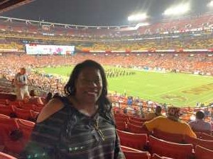 Tynetta attended Washington Redskins vs. Cincinnati Bengals - NFL on Aug 15th 2019 via VetTix 