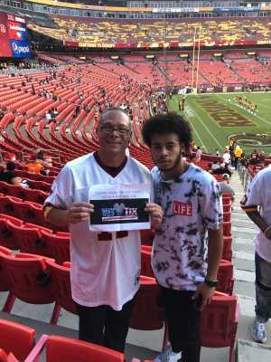 James attended Washington Redskins vs. Cincinnati Bengals - NFL on Aug 15th 2019 via VetTix 