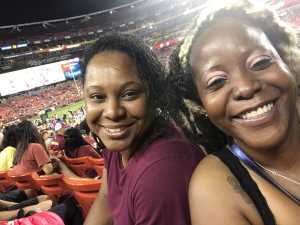 Amber attended Washington Redskins vs. Cincinnati Bengals - NFL on Aug 15th 2019 via VetTix 