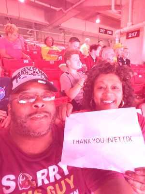 Wayne attended Washington Redskins vs. Cincinnati Bengals - NFL on Aug 15th 2019 via VetTix 