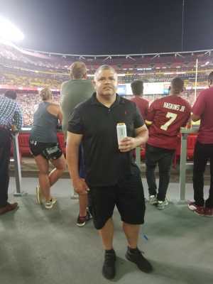 Monte attended Washington Redskins vs. Cincinnati Bengals - NFL on Aug 15th 2019 via VetTix 