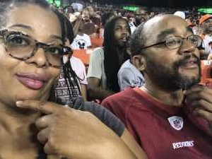 khia attended Washington Redskins vs. Cincinnati Bengals - NFL on Aug 15th 2019 via VetTix 