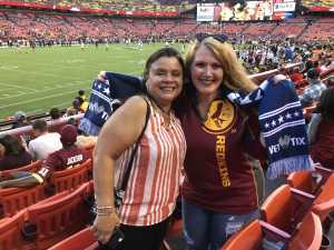 Monica Kelley attended Washington Redskins vs. Cincinnati Bengals - NFL on Aug 15th 2019 via VetTix 