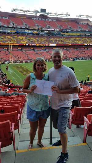 Brian attended Washington Redskins vs. Cincinnati Bengals - NFL on Aug 15th 2019 via VetTix 