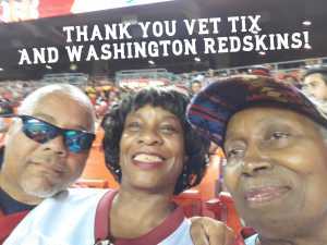 Trisha attended Washington Redskins vs. Cincinnati Bengals - NFL on Aug 15th 2019 via VetTix 