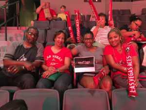 KITTRA attended Las Vegas Aces vs. Connecticut Sun - WNBA on Aug 11th 2019 via VetTix 