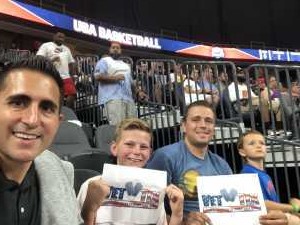 Jeremy attended Blue vs. White - USA Men's Basketball Exhibition on Aug 9th 2019 via VetTix 