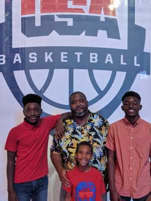 Yavine attended Blue vs. White - USA Men's Basketball Exhibition on Aug 9th 2019 via VetTix 