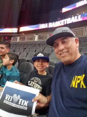 Manny attended Blue vs. White - USA Men's Basketball Exhibition on Aug 9th 2019 via VetTix 