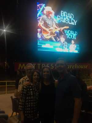 Paul attended Brad Paisley Tour 2019 - Country on Aug 10th 2019 via VetTix 