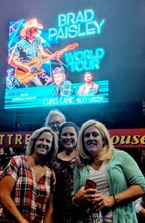 Melissa attended Brad Paisley Tour 2019 - Country on Aug 10th 2019 via VetTix 