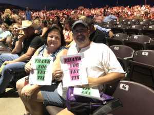 Anthony attended Brad Paisley Tour 2019 - Country on Aug 10th 2019 via VetTix 