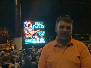 Darryl attended Brad Paisley Tour 2019 - Country on Aug 10th 2019 via VetTix 