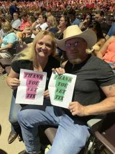 Larry attended Brad Paisley Tour 2019 - Country on Aug 10th 2019 via VetTix 