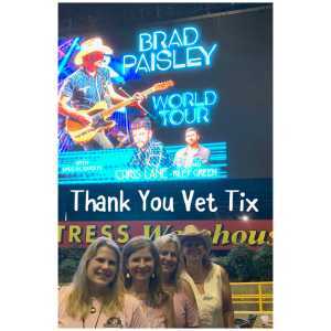 Kristen attended Brad Paisley Tour 2019 - Country on Aug 10th 2019 via VetTix 