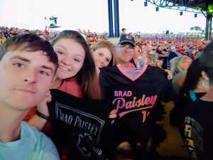 Brian attended Brad Paisley Tour 2019 - Country on Aug 10th 2019 via VetTix 