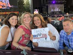 Shannon attended Brad Paisley Tour 2019 - Country on Aug 10th 2019 via VetTix 