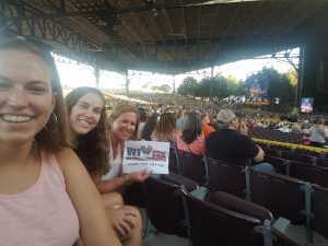 Dean attended Brad Paisley Tour 2019 - Country on Aug 10th 2019 via VetTix 
