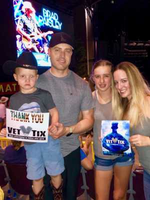 WILLIAM attended Brad Paisley Tour 2019 - Country on Aug 10th 2019 via VetTix 