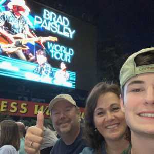 Jason attended Brad Paisley Tour 2019 - Country on Aug 10th 2019 via VetTix 