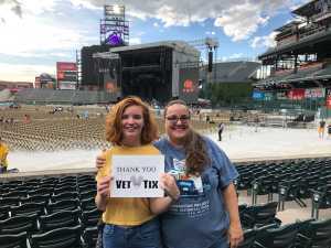 Sara attended Zac Brown Band: the Owl Tour - Country on Aug 9th 2019 via VetTix 