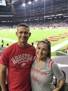 Shannon attended Advocare Texas Kickoff - University of Houston Cougars vs. Washington State University Cougars - NCAA Football on Sep 13th 2019 via VetTix 