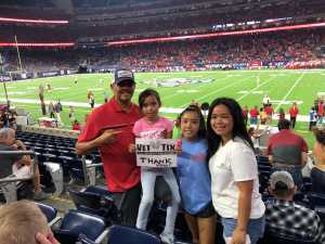 Jose attended Advocare Texas Kickoff - University of Houston Cougars vs. Washington State University Cougars - NCAA Football on Sep 13th 2019 via VetTix 