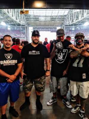 Mel Lo attended Arizona Cardinals vs. Oakland Raiders - NFL Preseason on Aug 15th 2019 via VetTix 