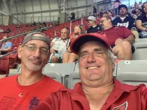 David attended Arizona Cardinals vs. Oakland Raiders - NFL Preseason on Aug 15th 2019 via VetTix 