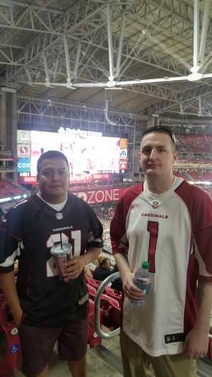 Blaine attended Arizona Cardinals vs. Oakland Raiders - NFL Preseason on Aug 15th 2019 via VetTix 