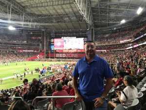 Rod attended Arizona Cardinals vs. Oakland Raiders - NFL Preseason on Aug 15th 2019 via VetTix 