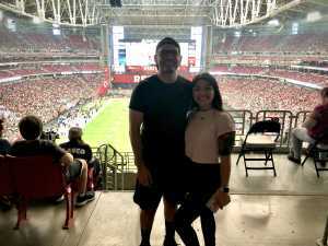 Alex attended Arizona Cardinals vs. Oakland Raiders - NFL Preseason on Aug 15th 2019 via VetTix 