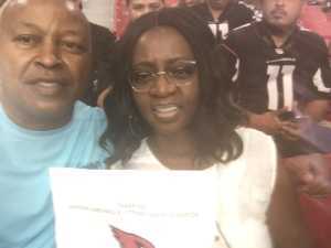 J Bradley attended Arizona Cardinals vs. Oakland Raiders - NFL Preseason on Aug 15th 2019 via VetTix 