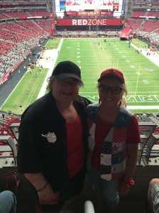Donna attended Arizona Cardinals vs. Oakland Raiders - NFL Preseason on Aug 15th 2019 via VetTix 