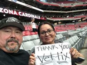 Lenny attended Arizona Cardinals vs. Oakland Raiders - NFL Preseason on Aug 15th 2019 via VetTix 