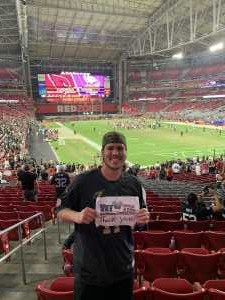 Keith attended Arizona Cardinals vs. Oakland Raiders - NFL Preseason on Aug 15th 2019 via VetTix 