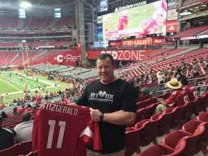 Andy attended Arizona Cardinals vs. Oakland Raiders - NFL Preseason on Aug 15th 2019 via VetTix 