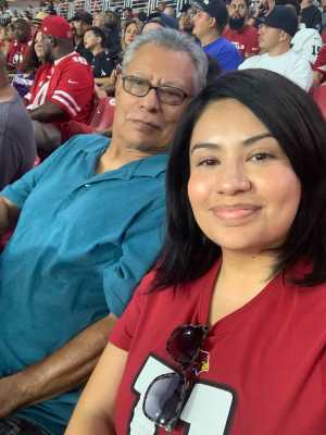 Diana attended Arizona Cardinals vs. Oakland Raiders - NFL Preseason on Aug 15th 2019 via VetTix 