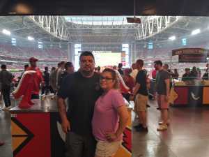Jesse attended Arizona Cardinals vs. Oakland Raiders - NFL Preseason on Aug 15th 2019 via VetTix 