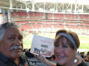 Edward attended Arizona Cardinals vs. Oakland Raiders - NFL Preseason on Aug 15th 2019 via VetTix 