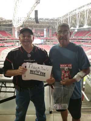 Jose attended Arizona Cardinals vs. Oakland Raiders - NFL Preseason on Aug 15th 2019 via VetTix 