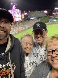 Mark attended Colorado Rockies vs. St. Louis Cardinals - MLB on Sep 11th 2019 via VetTix 