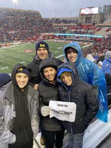 Scott attended Indiana Hoosiers vs. Michigan - NCAA Football on Nov 23rd 2019 via VetTix 