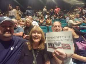 James attended Chris Young: Raised on Country Tour on Aug 17th 2019 via VetTix 